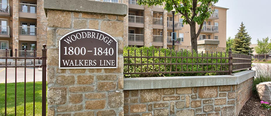 One Bedroom Condo For Rent At Woodbridge Condominiums - 410-1830 Walkers Line, Burlington