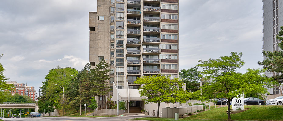 One Bedroom Condo for Sale in Central Oakville at 603-20 Speers Road, Oakville